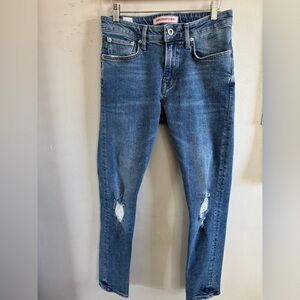 Superdry men’s distressed slim jean size 30